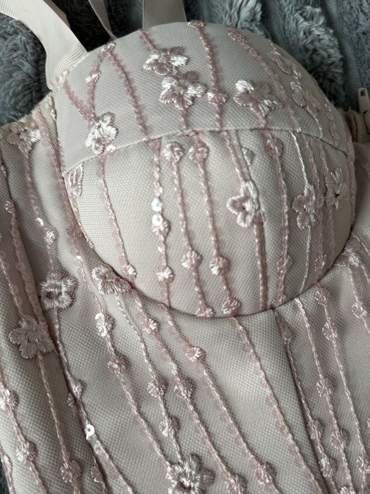 Корсет ніжного рожевого кольору з паєтками від Have Dress