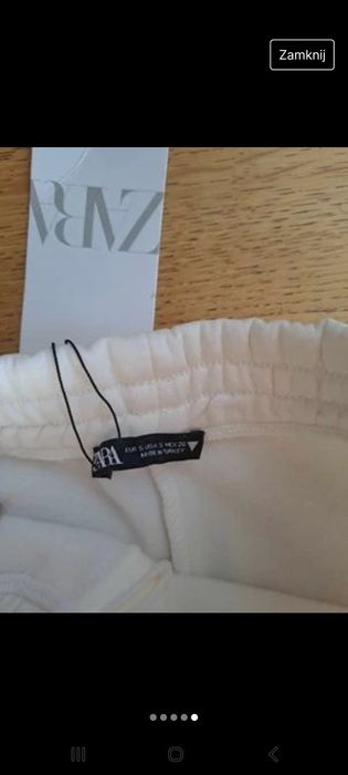 Spodnie dresowe Zara S