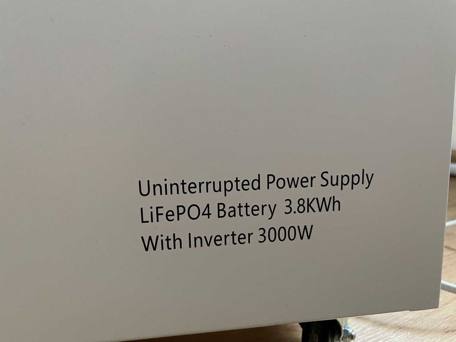 Портативна Зарядна станція 3000Вт-3800Вт/год на LiFePO4 акумуляторі