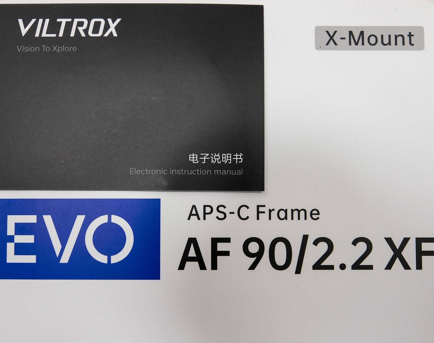 Viltrox AF 90mm F2.2 EVO X-Mount Fujifilm,Новий об'єктив