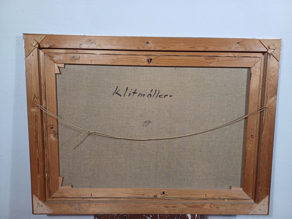 Stary obraz na płótnie ERIK YTTING .