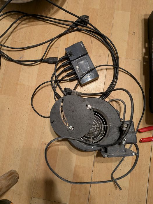 Dmuchawa wentylator do kotła CO ze sterownikiem