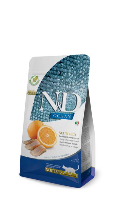 ЦІНА В ОБЯВІ Фарміна для стерил котів оселедець  5 кг