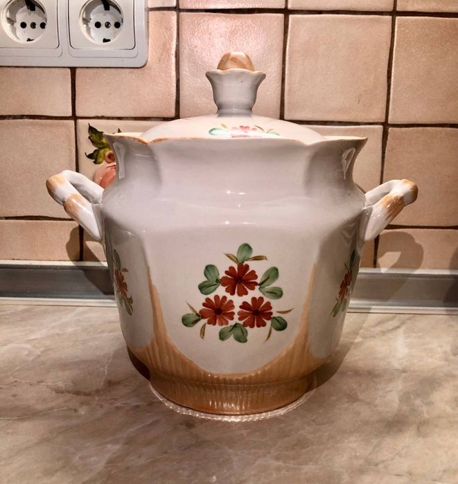 Супниця Березновський Ф завод,Чашки дитячі ведмедик ослик такса Киів