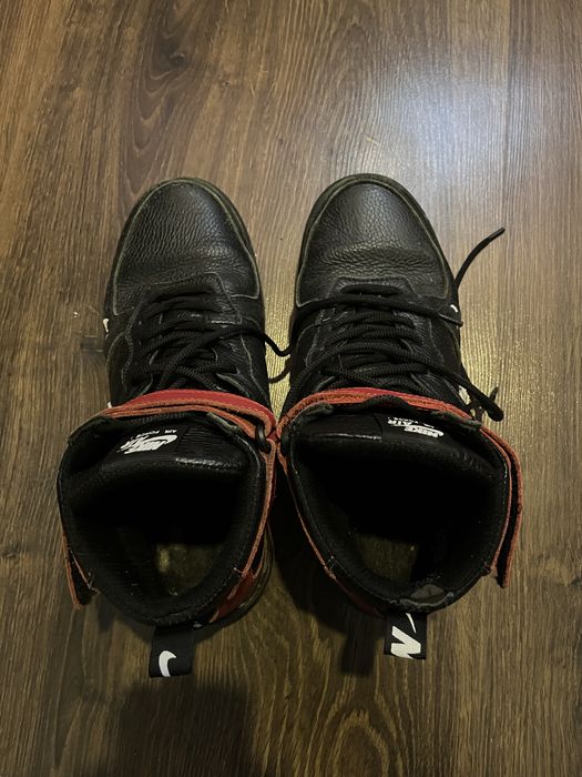 Зимові червики Nike Air force 1 шкіряні