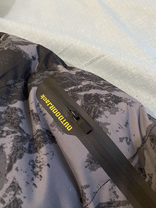 Мужская зимняя утепленная пуховая непромокаемая куртка.Розмір S-XXL