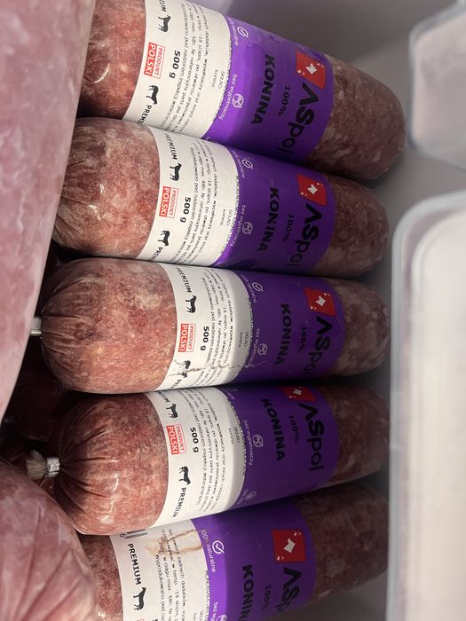 As-Pol mięso mrożone dla psa-konina 500g