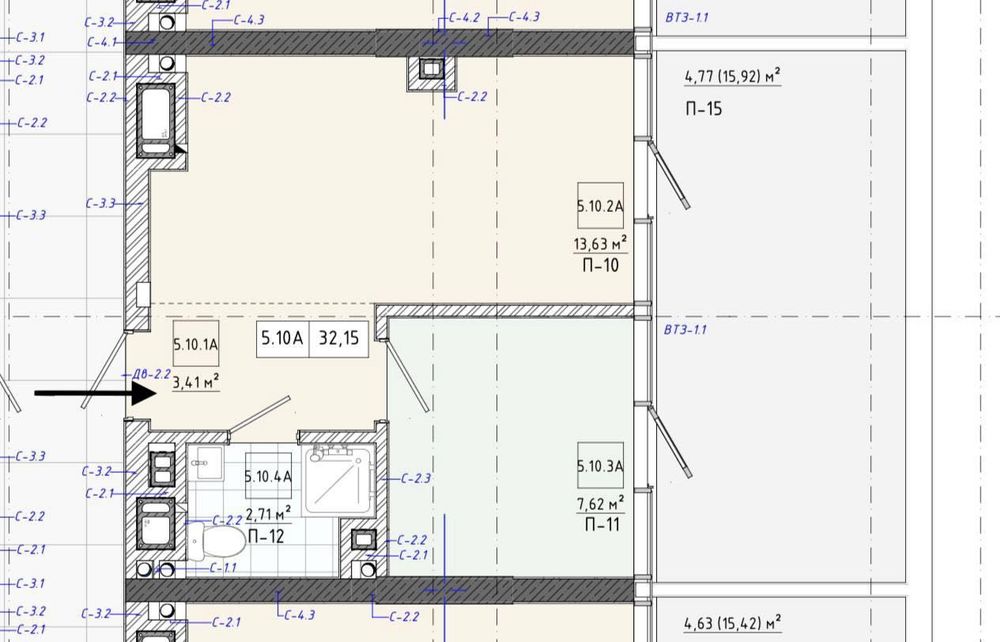 Продаж 1-к апартаментів 32 м/велика тераса/ЖК Apart Hall/вул. Трускавецька