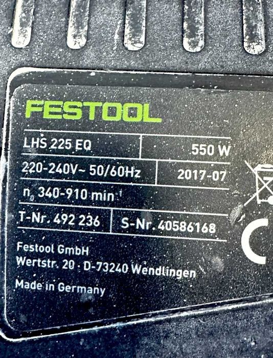 Szlifierka przegubowa Festool PLANEX LHS 225 EQ-Plus