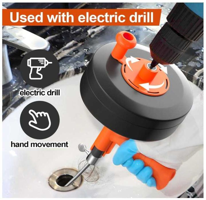 Narzędzie do czyszczenia rur, sprężyna 10m Kinglev