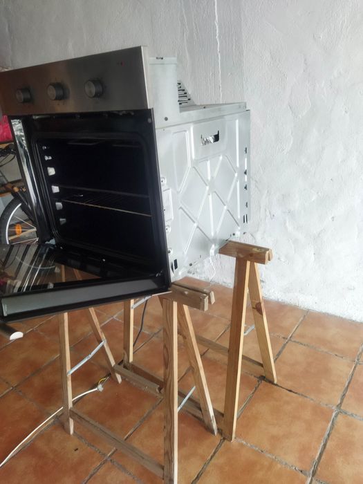 Forno fogão em inox, aquece muito bem, pouco uso, bom estado