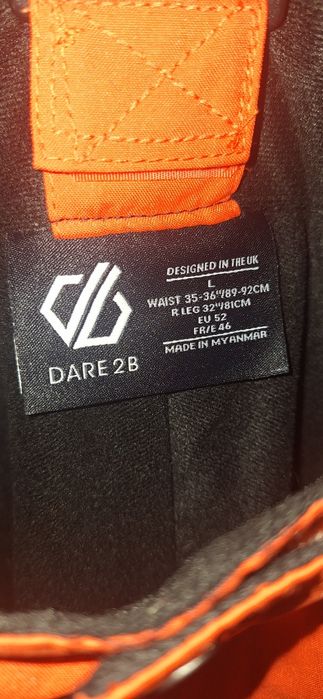 Męskie spodnie narciarskie z szelkami Dare 2b  Achieve II - L