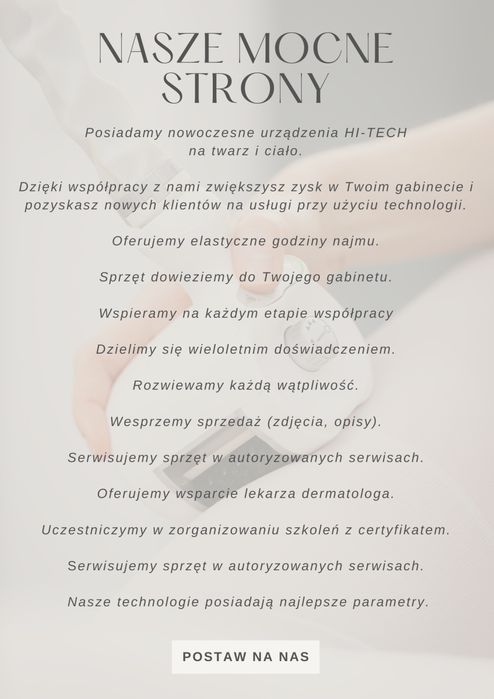 Onda, Alma, Lightsheer, Icoone  WYNAJEM