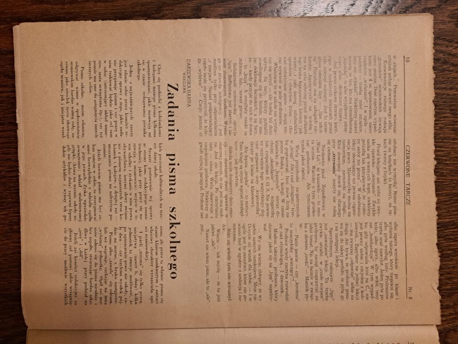 Czerwone Tarcze, 1939, nr 8 rok. II