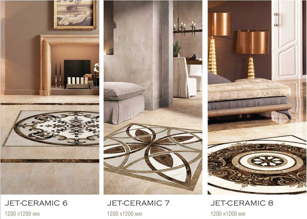 Painéis decorativos em grés porcelânico – Coleção JET-CERAMIC