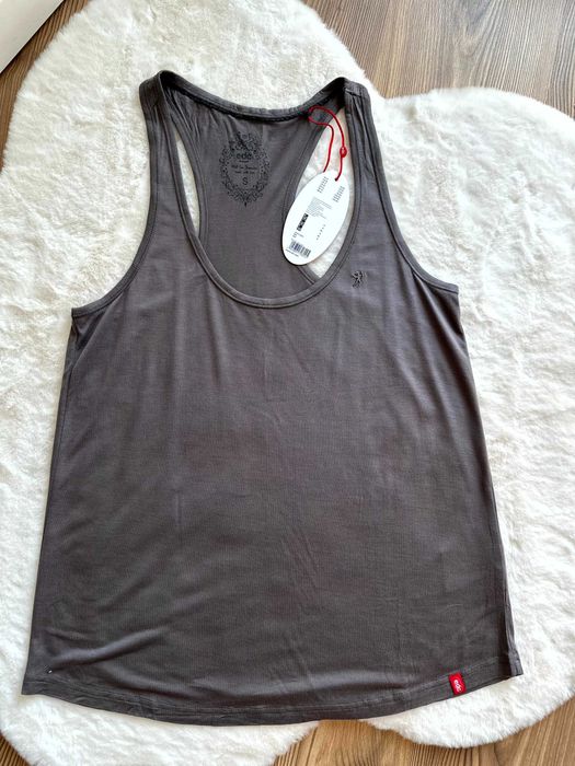 Koszulka damska sport bokserka top z wiskozy szary BLG0014A ESPRIT S