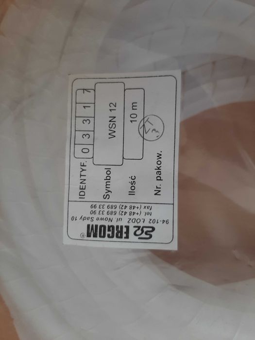 Wężyk ochronny spiralny wąż peszel WSN12 5 x 10m