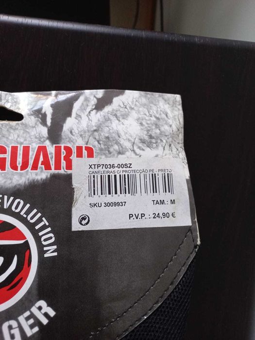 Caneleiras de Boxe e Artes Marciais, novas e embaladas