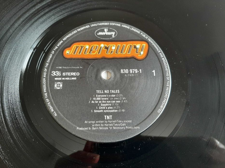TNT - Tell No Tales - Europa - Vinil LP