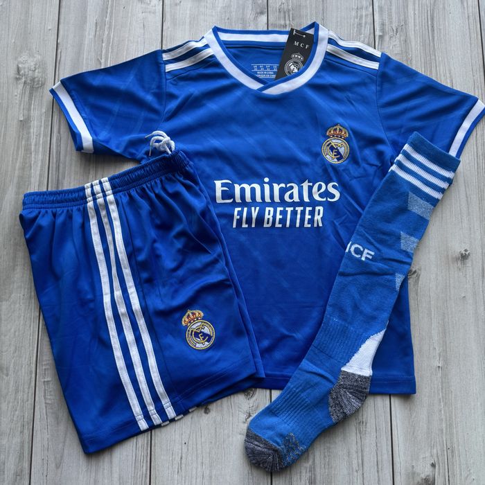 Komplet piłkarski koszulka Cristiano Ronaldo Real Madryt rozmiar 134
