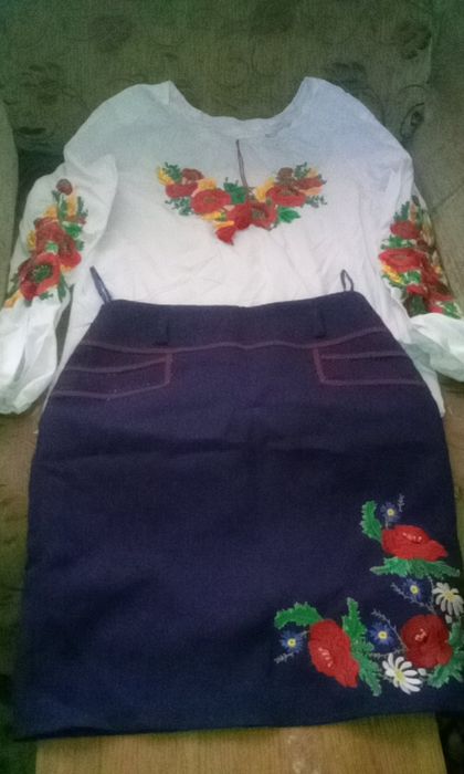 Костюм вишиваний+ туфлі