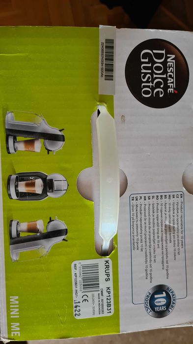 Ekspres do kawy Krups dolce gusto mini me kp123b31 + kapsułki