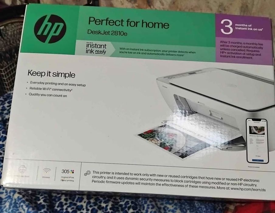 Impressora HP Nova caixa