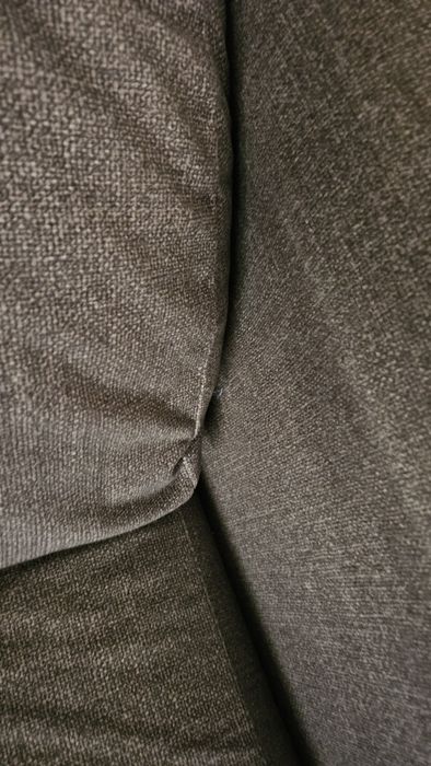 Sofá cama 3 lugares 190cm castanho-cinza mesclado