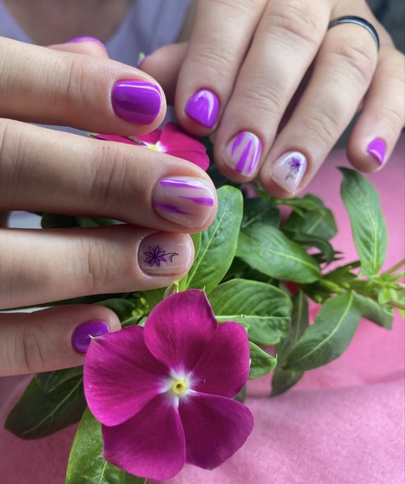 Paznokcie hybrydowe/ żelowe Rokietnica 140 zł.