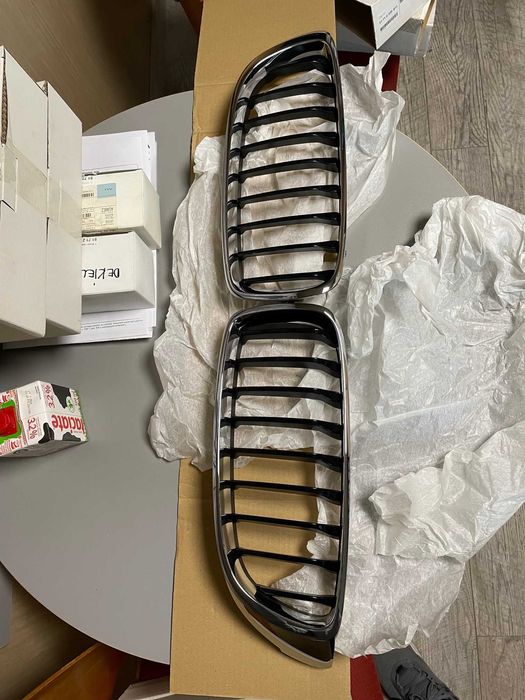 BMW Seria 4 F32 F33 F36 nerka grill kratka lewa + prawa JAK NOWA