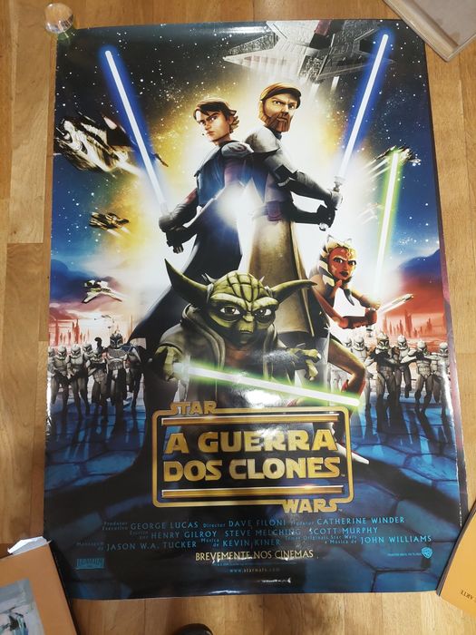 Grande poster publicitário star wars