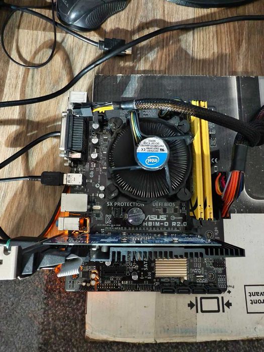 Продам комплект s1150! Asus H81M-D R2.0 + i5-4590 + 8gb ddr3