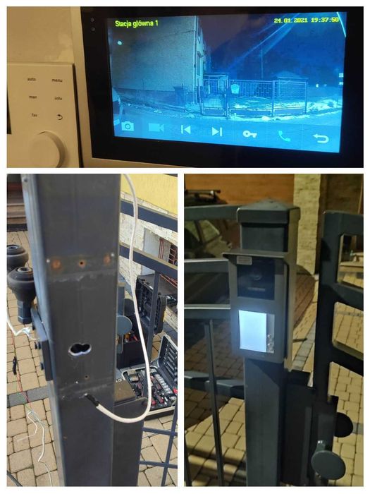 Monitoring montaż alarmów domofonów systemy zabezpieczeń