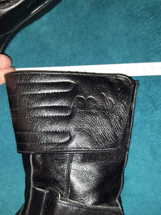 мотоботы сапоги мотоциклетные мото umberto черные кожаные р.36