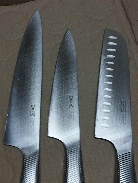 Conjunto 3 facas chef IKEA 365+