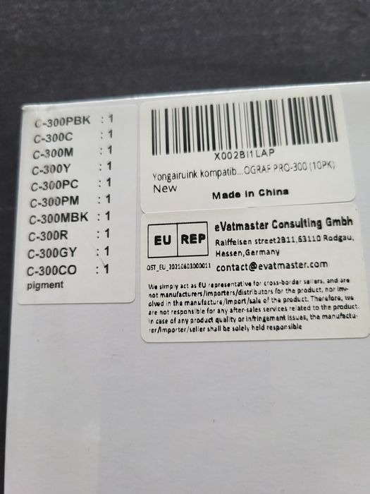 FULLBOX 10-pak NOWY tusz do CANON PFI300 4192C008 imagePROGRAF PRO300