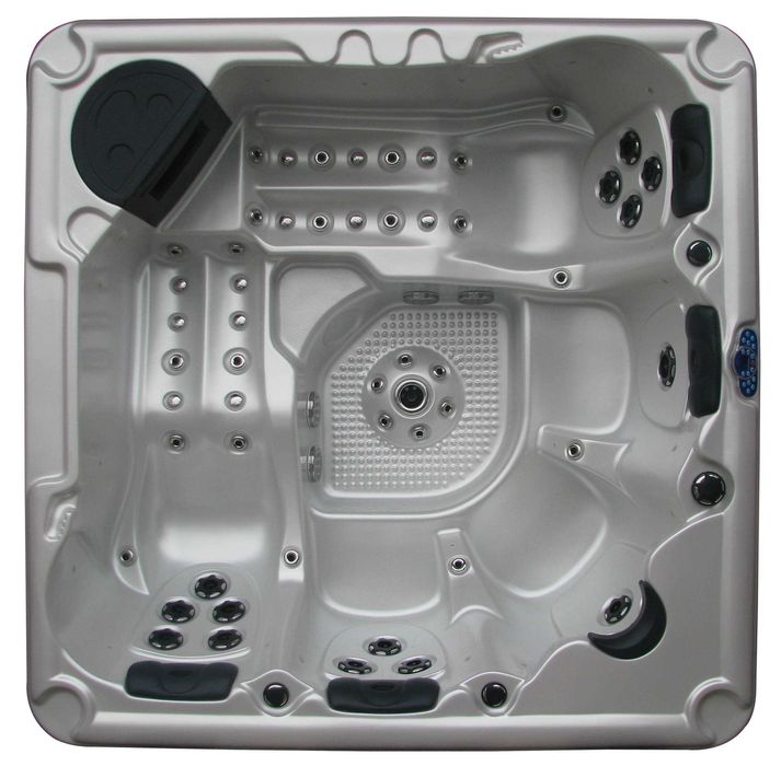 Jacuzi ogrodowe SPA Balboa 220×220×92 cm Akryl. Pokrywa i schody