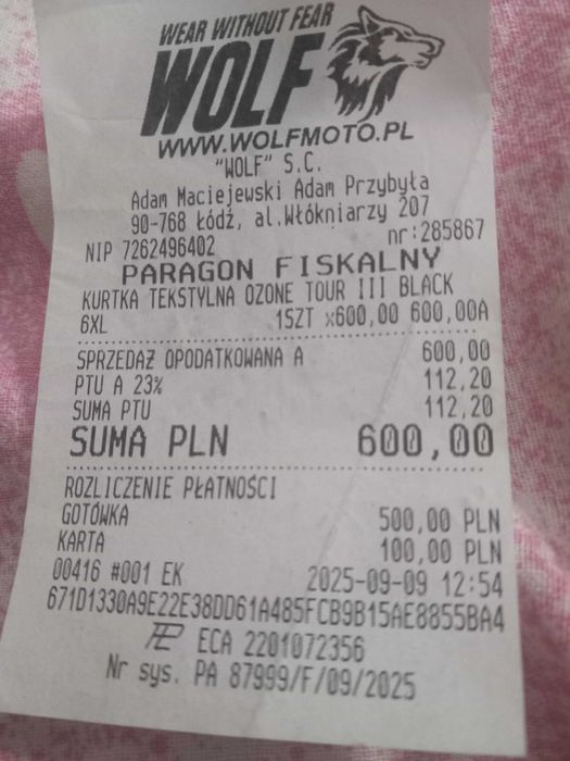 Kurtka motocyklowa tekstylna ozone tour III