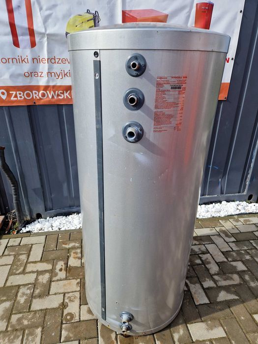 Bojler Nierdzewny Viessmann 200l stojący Dwupłaszcz Wysyłka Gwarancja