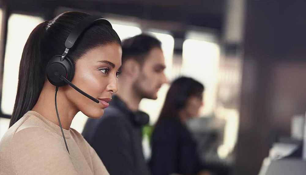 Jabra evolve 2 40 słuchawki przewodowe biurowe z mikrofonem