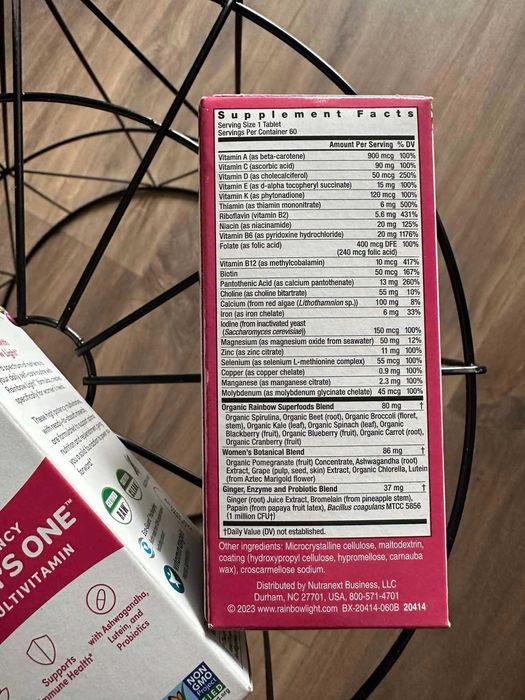 Вітаміни жіночі Мультивітаміни Rainbow Light Women's One для жінок США