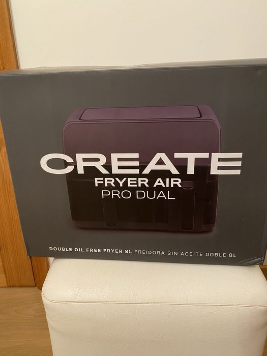 Air Fryer Creat 8 L (sem parafusos no suporte das gavetas)