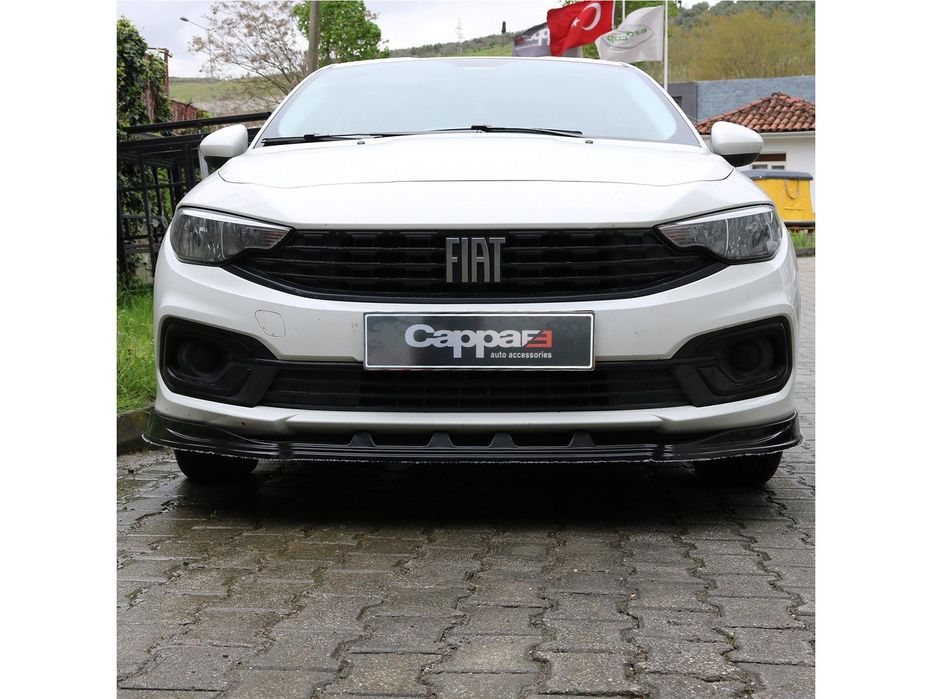 Fiat Tipo 2016+ рр. Передня лип накладка (ABS)