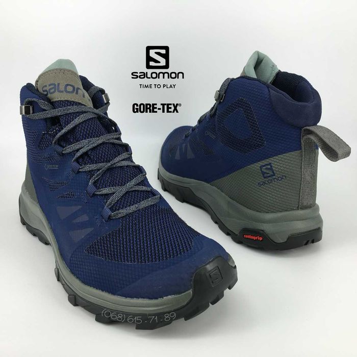 Мужские ботинки берцы SALOMON OUTLINE MID GTX 43 1/2 оригинал