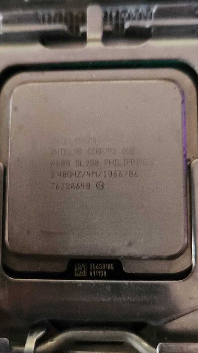 Placa Mãe ASUS Commando RoG + Intel Core 2 Duo E6600 Combo Raro Retro.