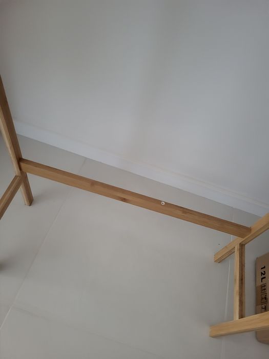 Móvel bambu para máquina de lavar