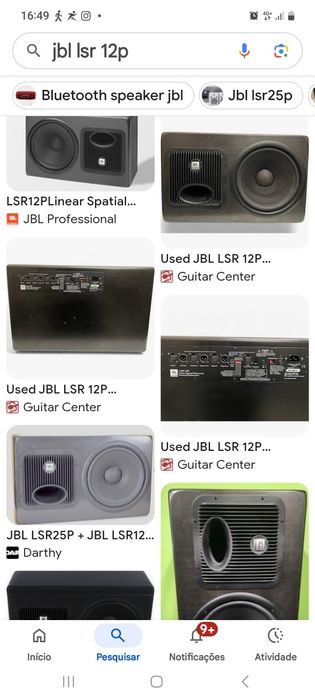 JBL studio sub alta som top melhor que rel