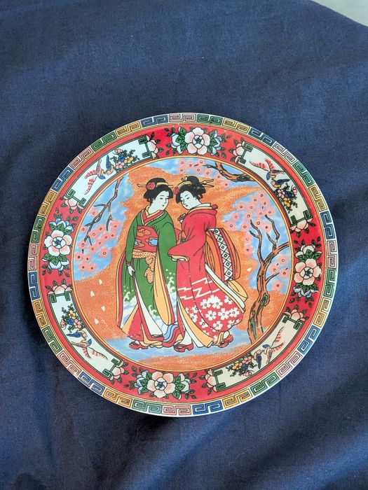 Prato decorativo japonês