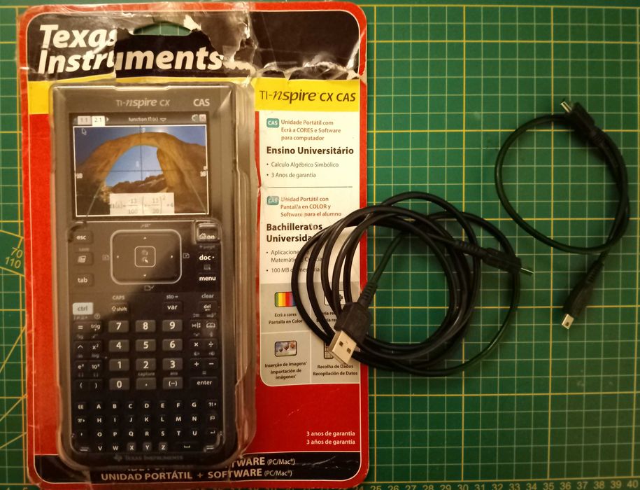 Calculadora gráfica TI nspire CX CAS com licença software