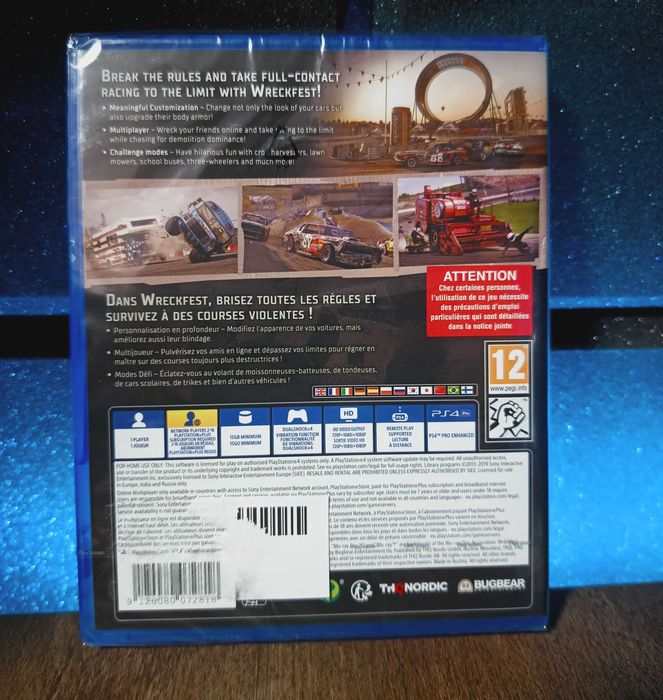 Wreckfest PS4 / PS5 - rozwałka samochodowa, świetne wyścigi! PL